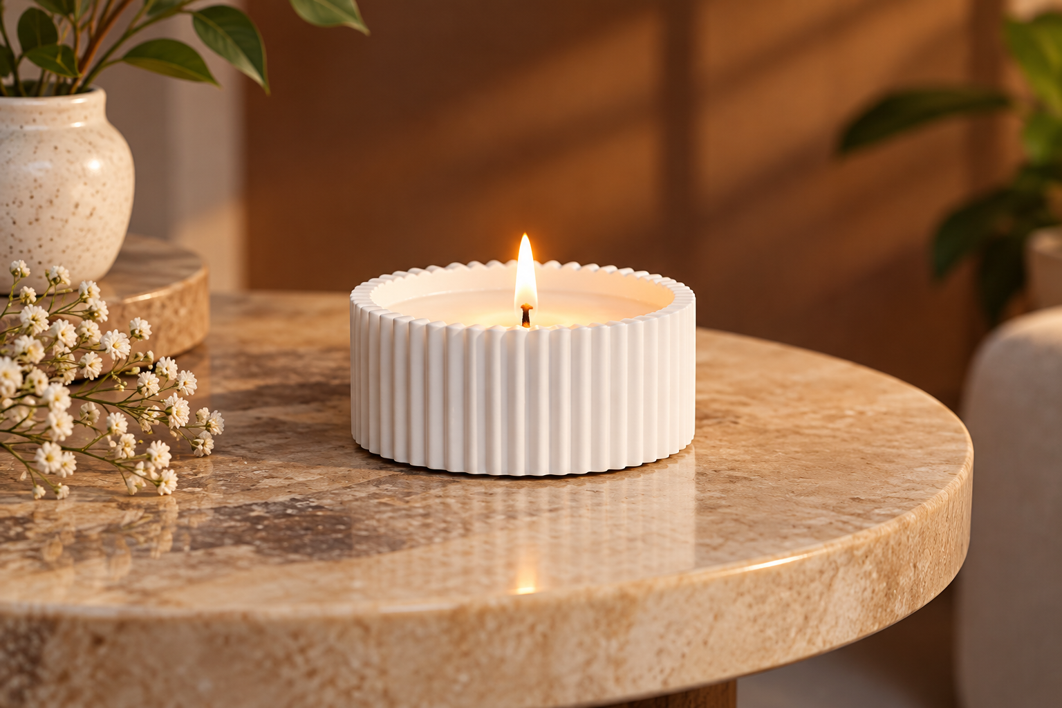 Concrete Jar candle