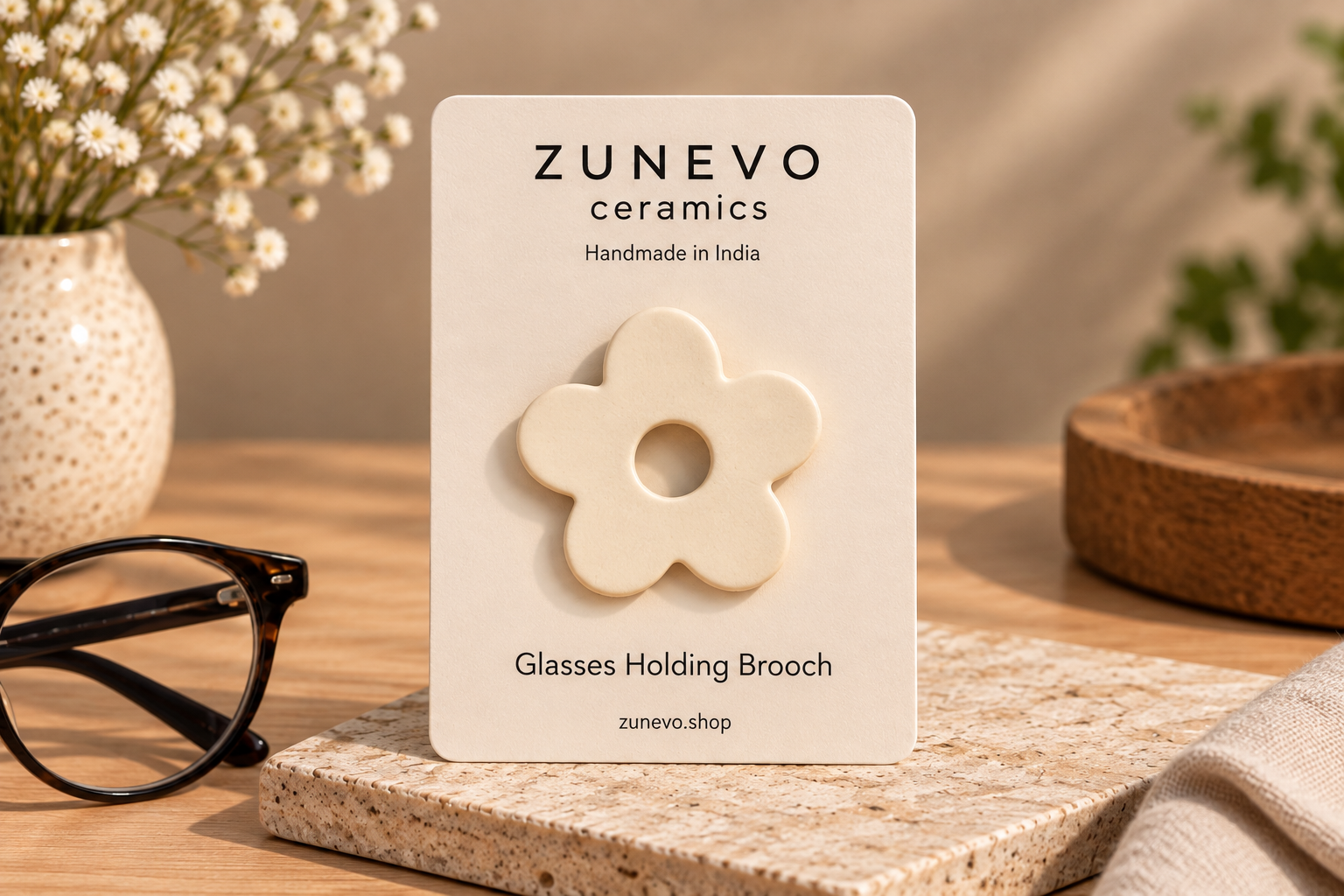 Floral Glasses Holder