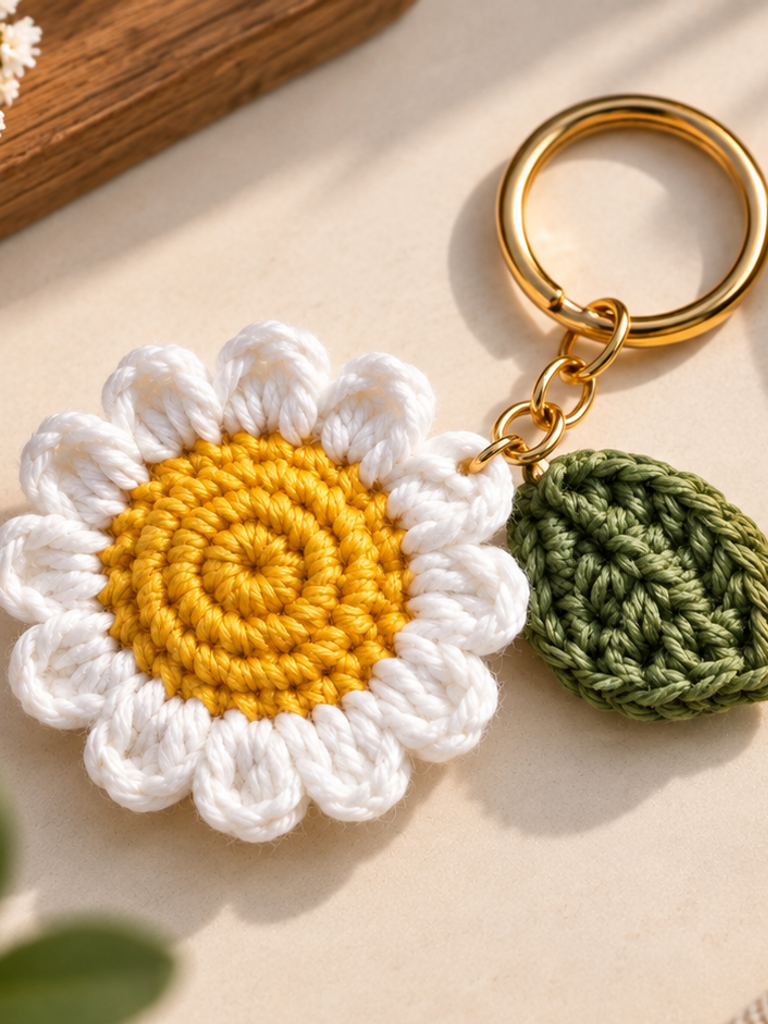 Daisy Bloom Keyring