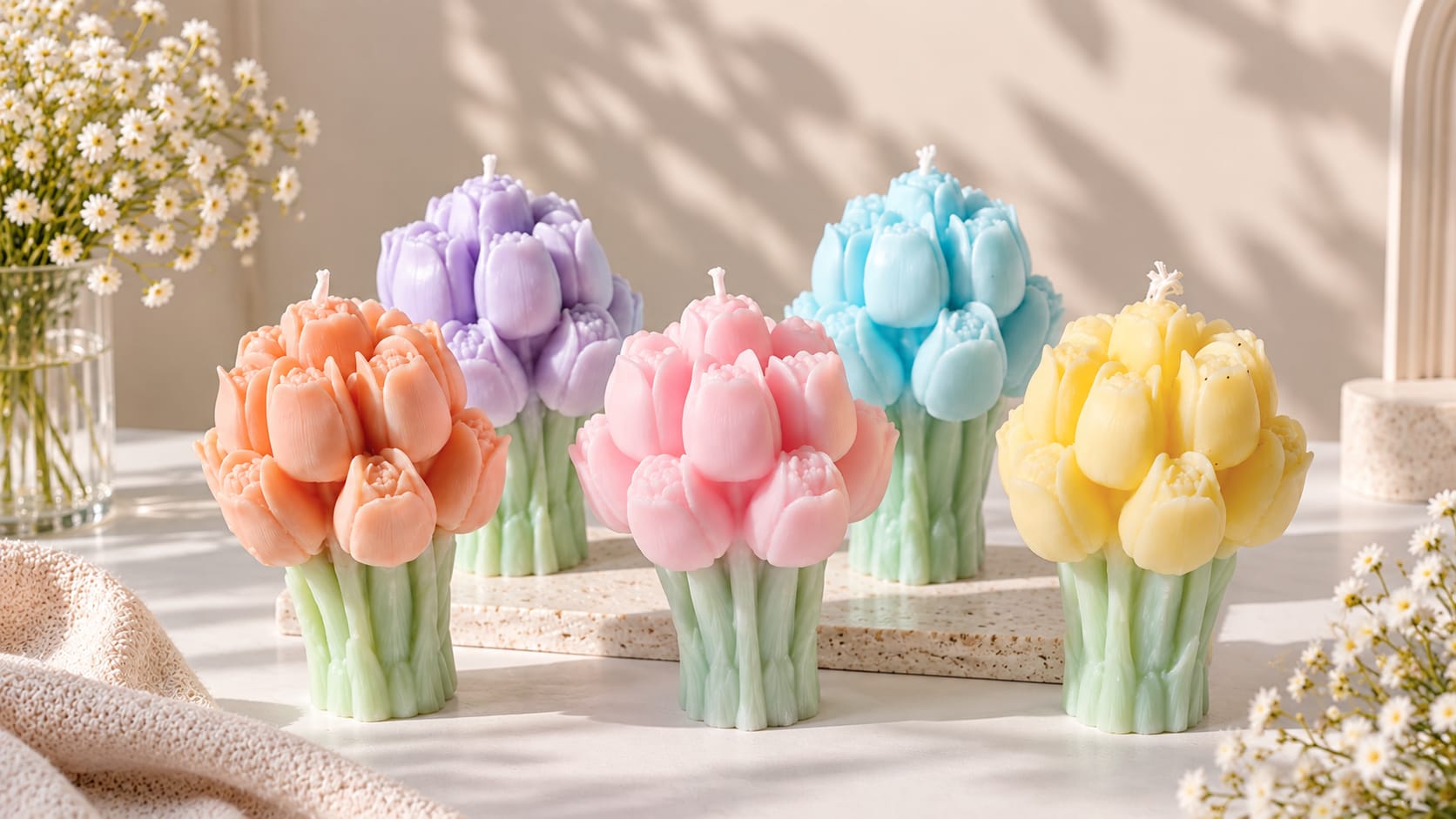 Tulip Candle