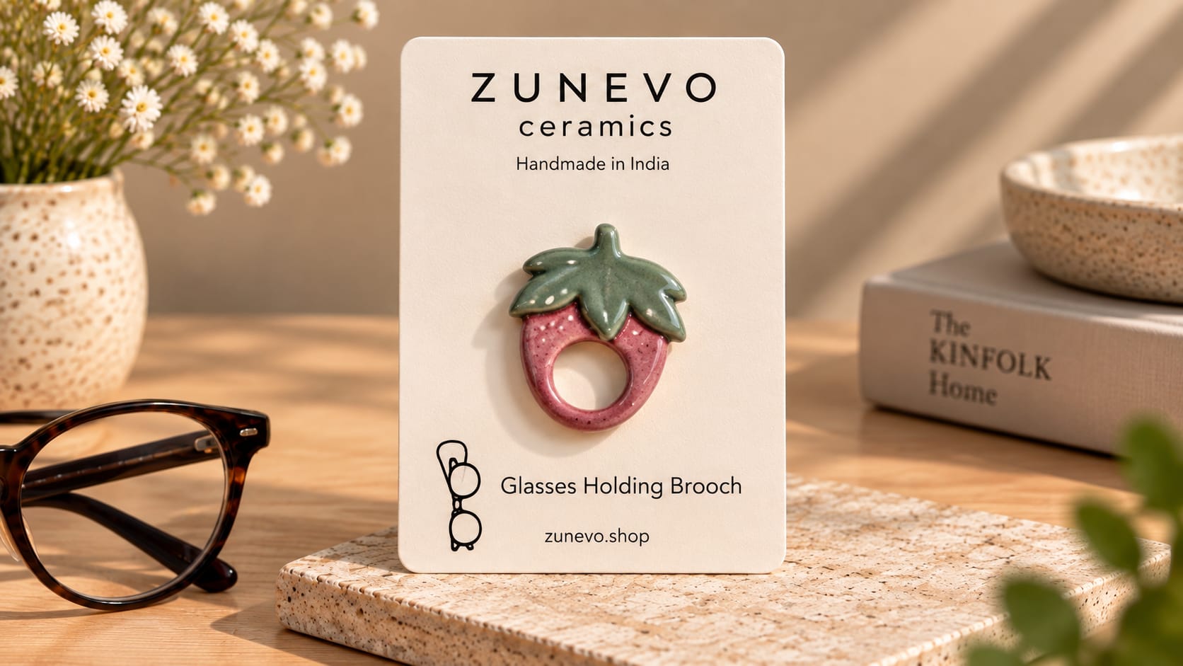 Strawberry Brooch