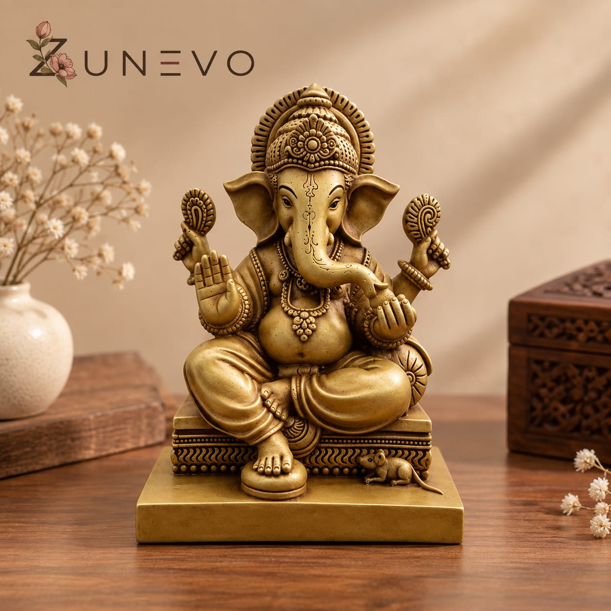Seated Lord Ganesha Idol