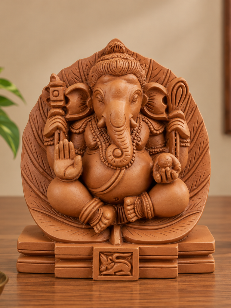 Zunevo Leaf Aura Ganesha