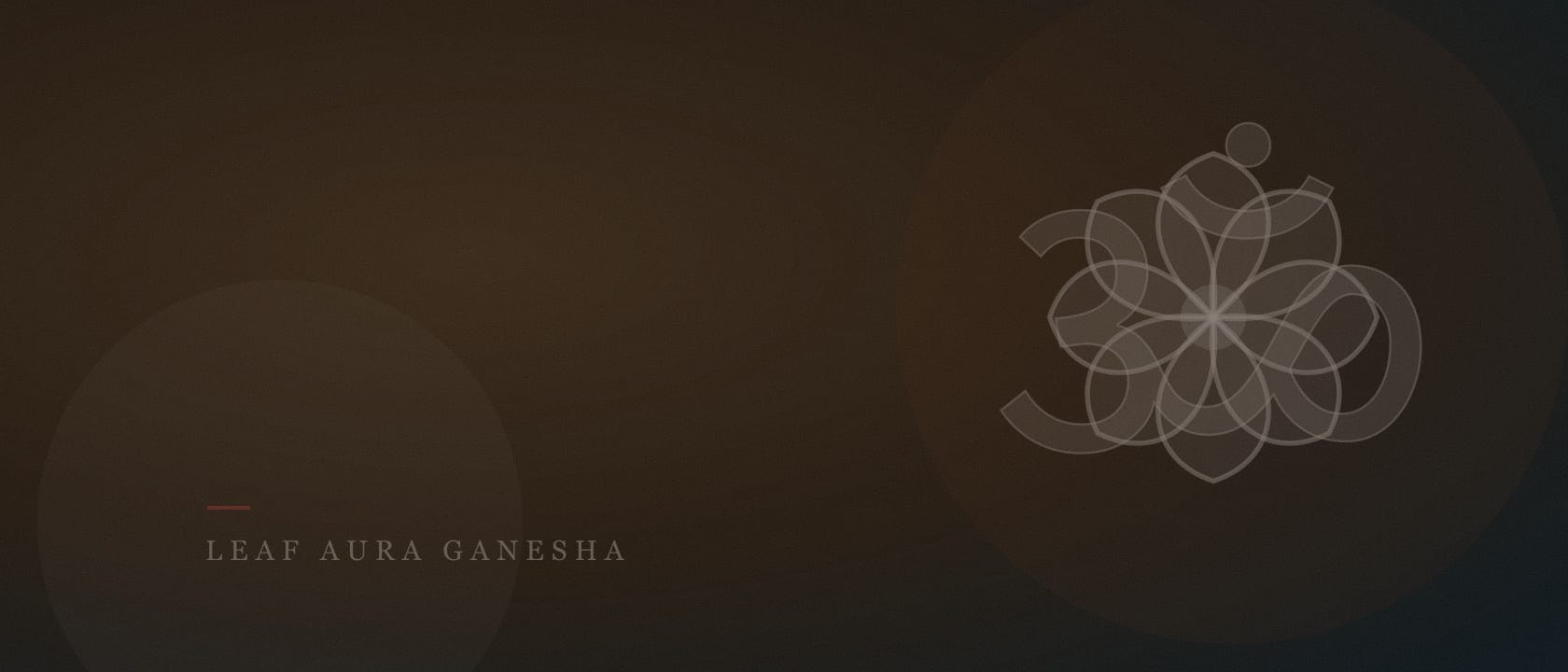 Zunevo Leaf Aura Ganesha