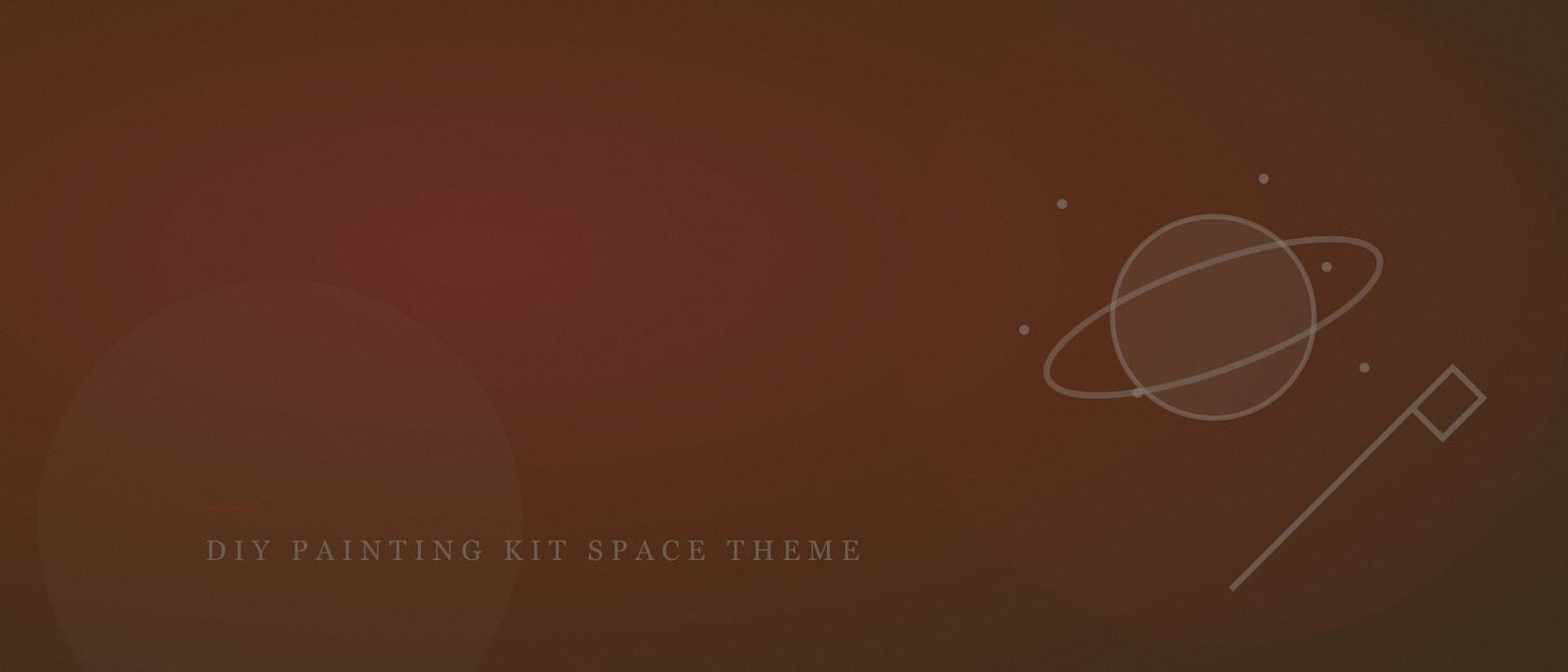 DIY Painting Kit Space theme